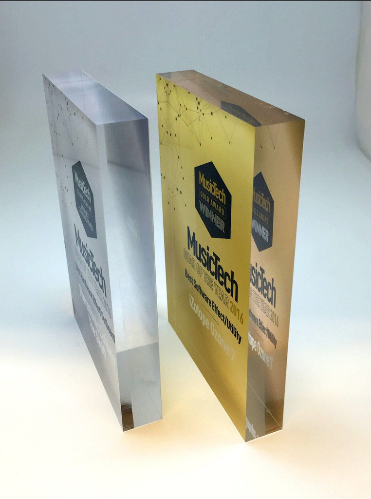 Clear Acrylic Rear Printed Award (d) Creative Awards London Limited