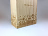 Engraved monolith award - heavyweight, sustainably sourced (FSC-approved), maple timber. Fully customised with high-quality engravings on all sides.