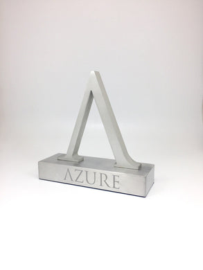 Azure Aluminium Paperweight