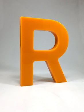 Orange Acrylic R Award
