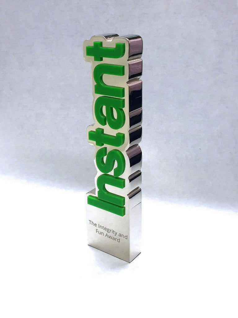 Instant Polished Aluminium and Perspex Award