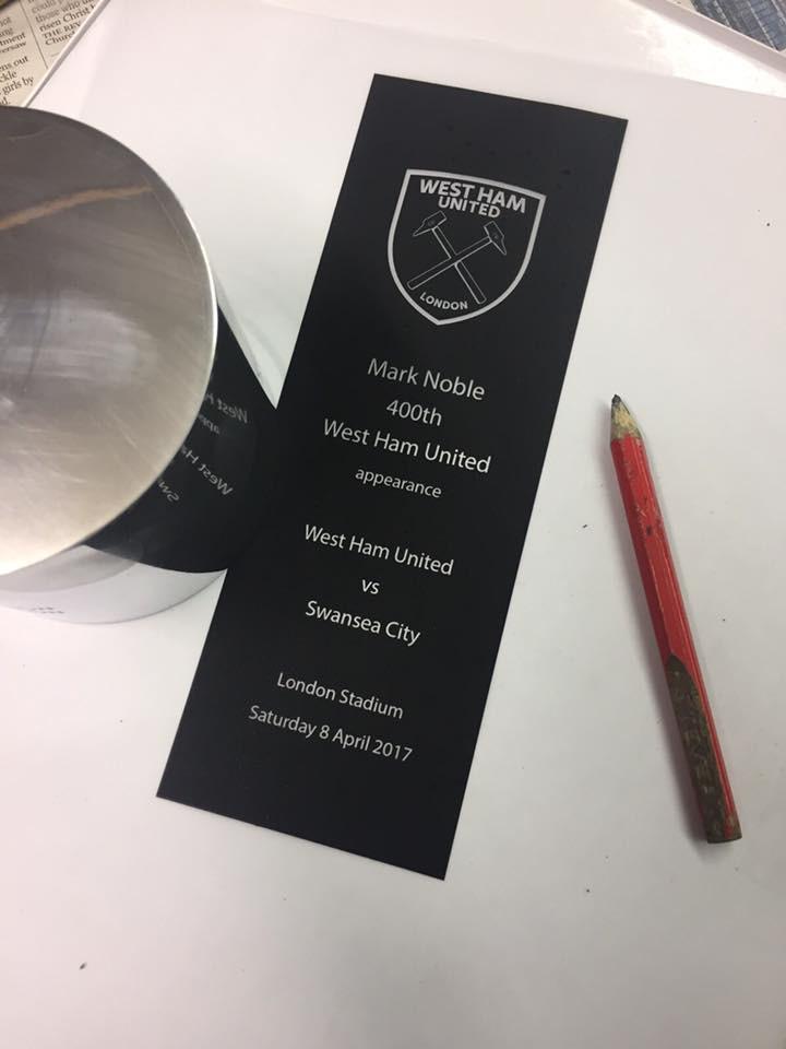 The Mark Noble Award