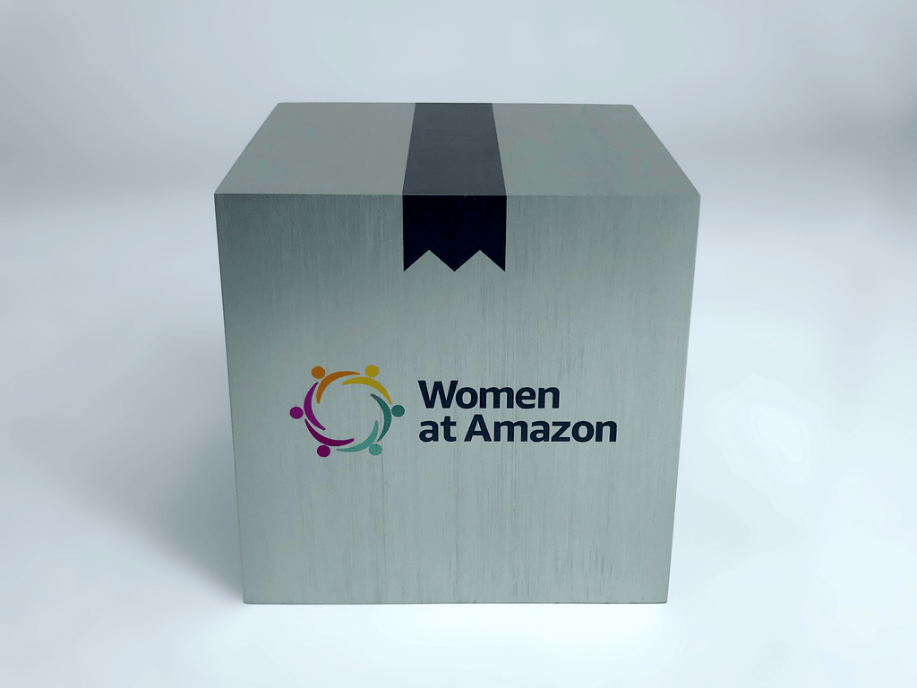 Amazon Metal Cube Award Bespoke Metal Award Creative Awards London Limited