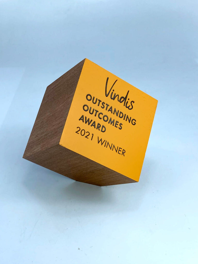 Maple Cube Award Wooden Awards Creative Awards London Limited