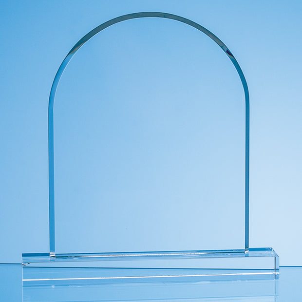 22cm Optical Crystal mounted Arch Award