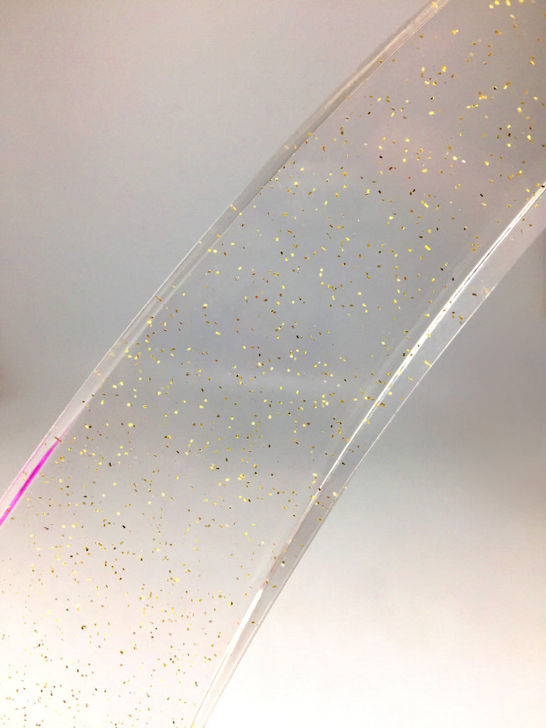 Glitter Acrylic Tick on Metal Base Award