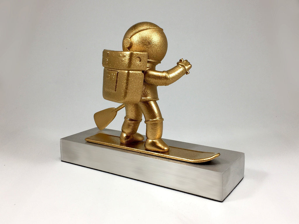 Gold 3D Printed Paddle Man Award