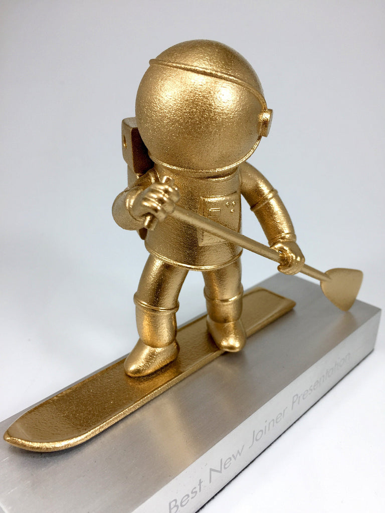 Gold 3D Printed Paddle Man Award
