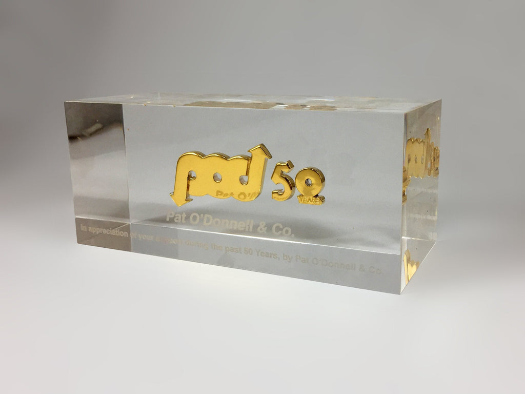 Gold POD in Clear Acrylic Deal Toy