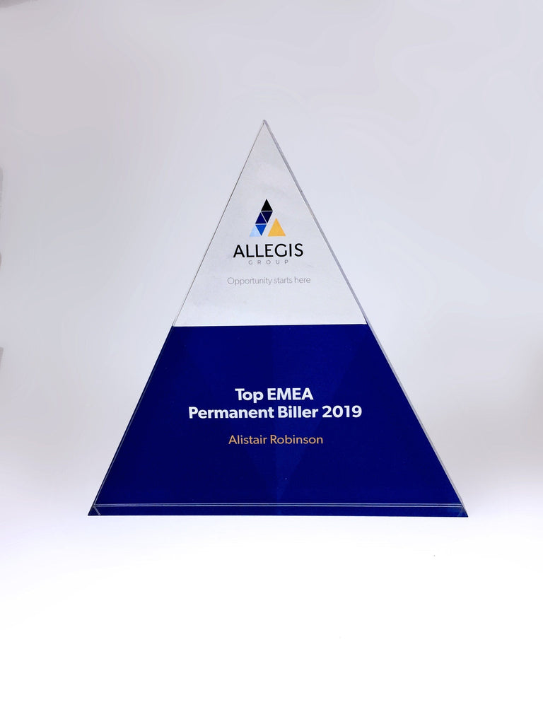Isosceles Acrylic Triangle Award