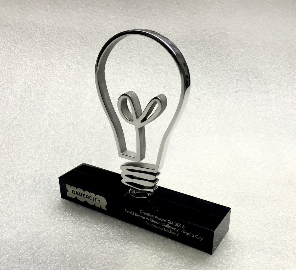 Lightbulb Black Base Award Creative Awards London Limited