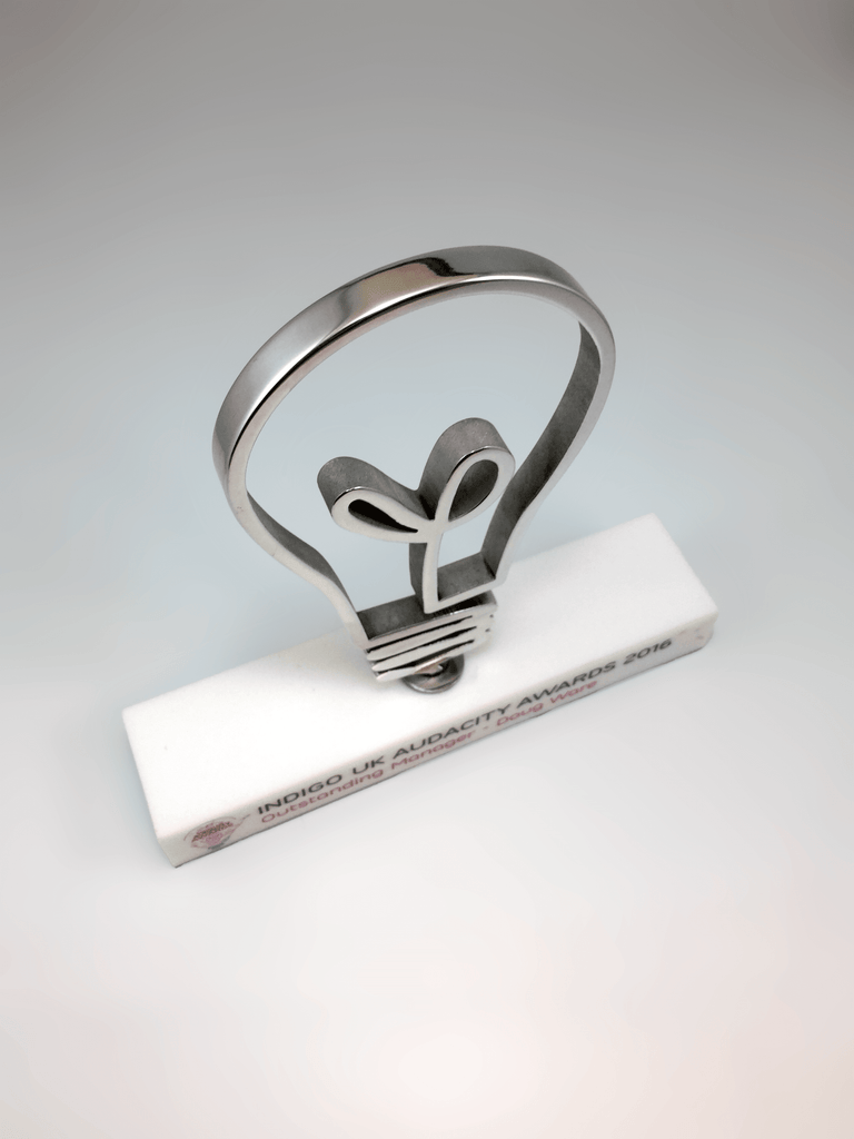 Lightbulb White Base Award Creative Awards London Limited