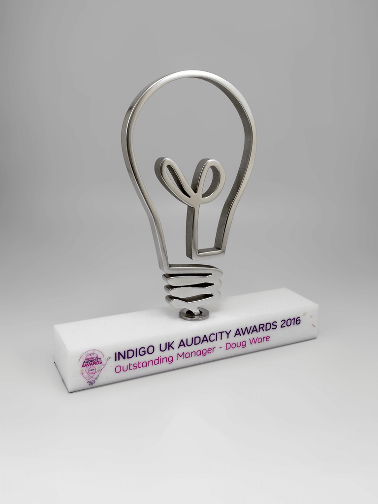 Lightbulb White Base Award Creative Awards London Limited