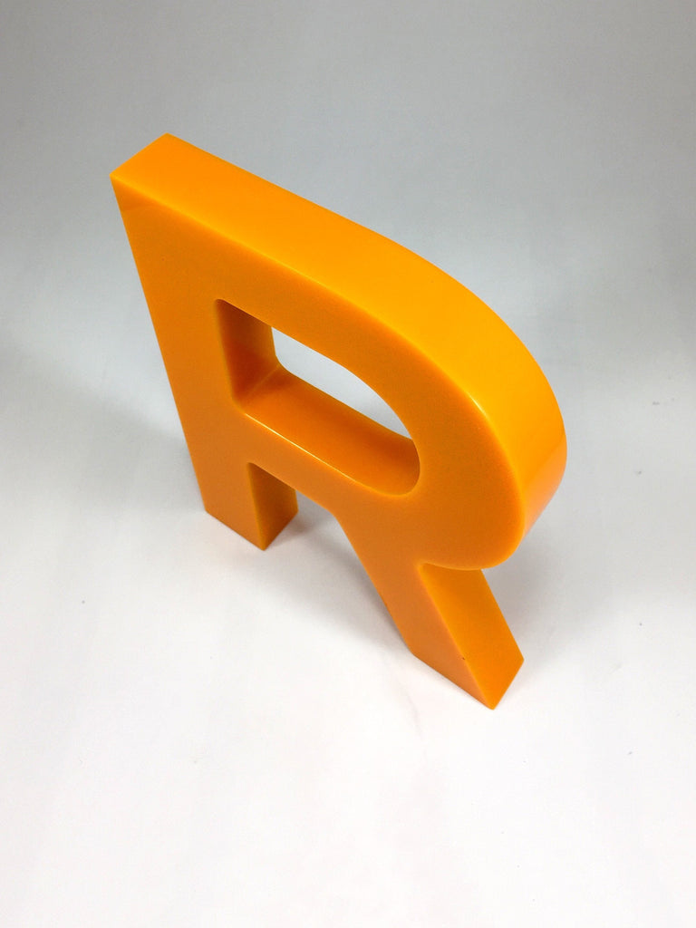 Orange Acrylic R Award