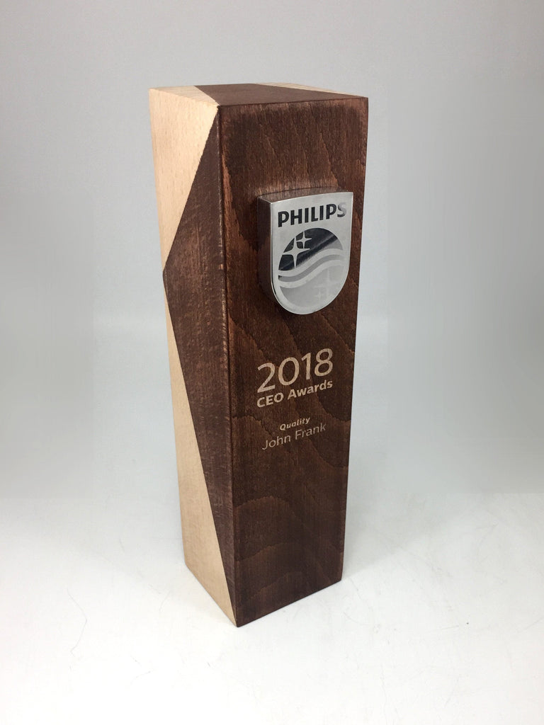 Philips Angled Wood and Shield Award
