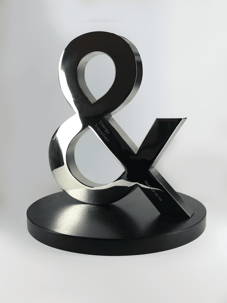 Aluminium Ampersand Award Bespoke Metal Award Creative Awards London Limited