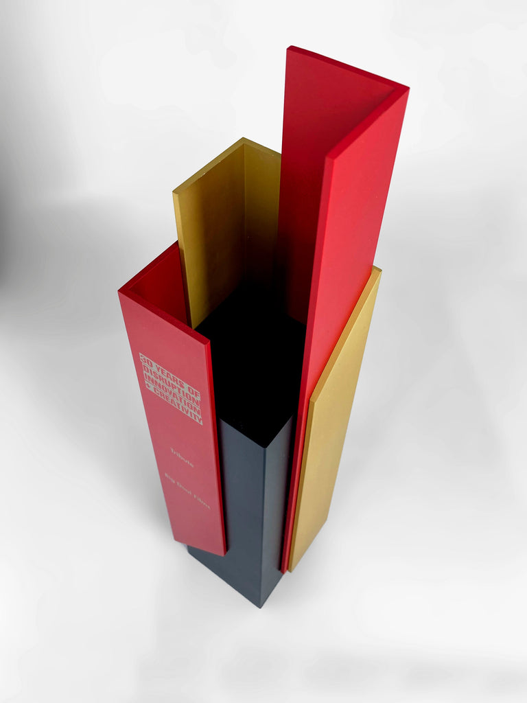 Red and Gold Skyscraper Award Creative Awards London Limited