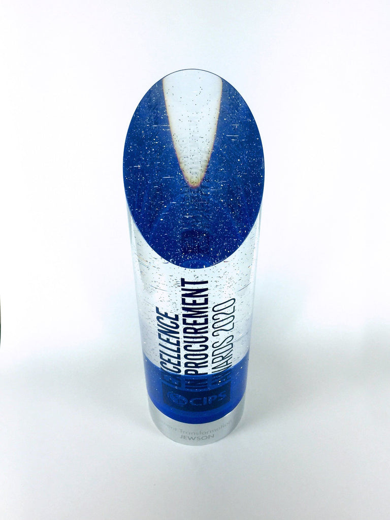 Slanted Glitter Column Award  Limited