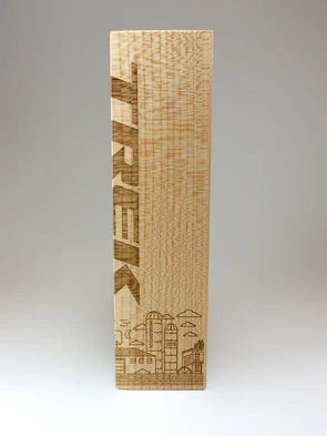 Engraved monolith award - heavyweight, sustainably sourced (FSC-approved), maple timber. Fully customised with high-quality engravings on all sides.