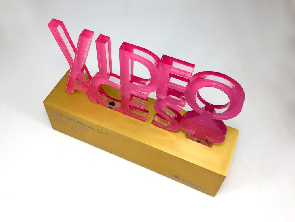 Video Aces Acrylic and Aluminium Award