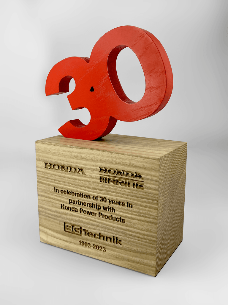 Wooden Number Award Creative Awards London Limited