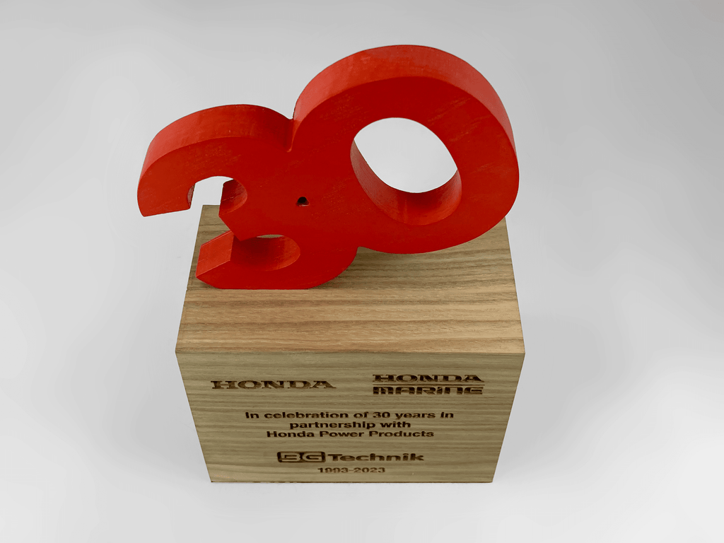 Wooden Number Award Creative Awards London Limited