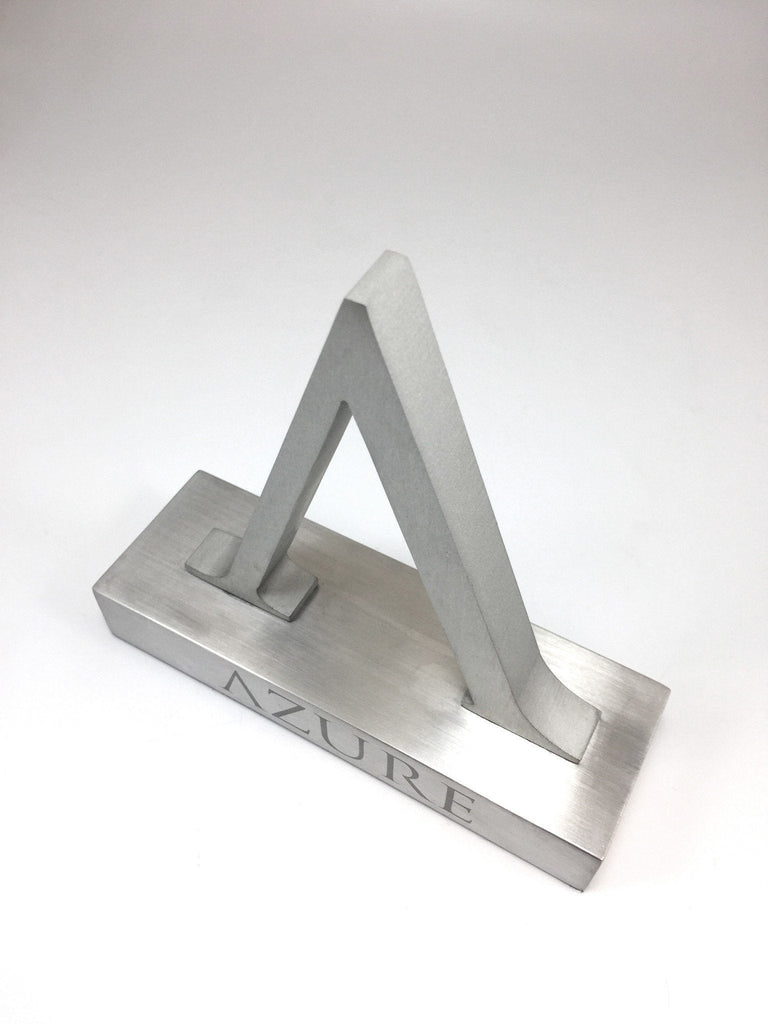 Azure Aluminium Paperweight