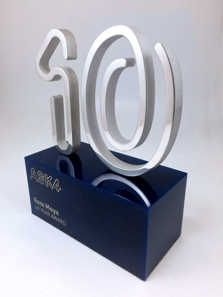 10 & 4 Aluminium and Acrylic Awards