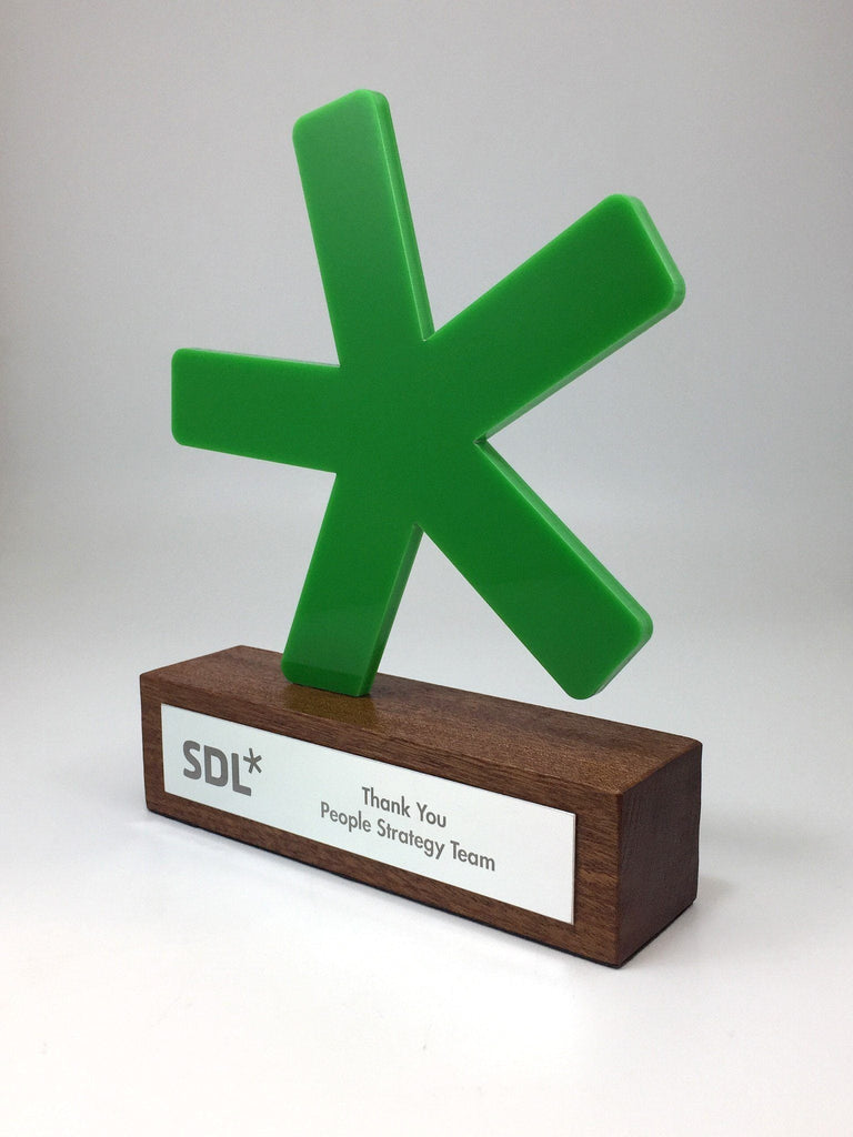 Acrylic Asterisk Award