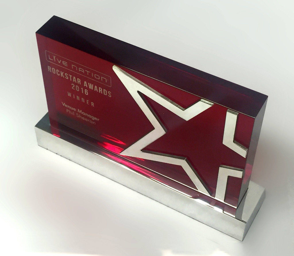 Rockstar Acrylic Award