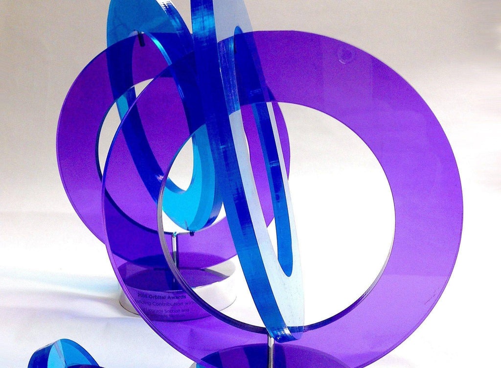 Tinted Acrylic Orbit Award