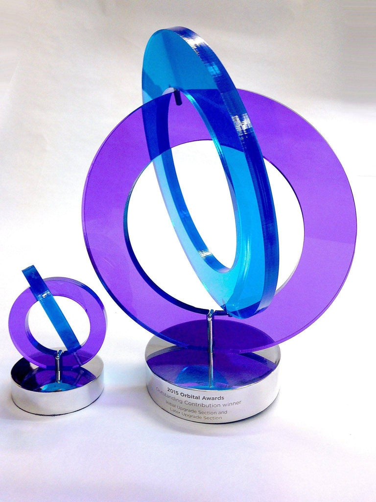 Tinted Acrylic Orbit Award