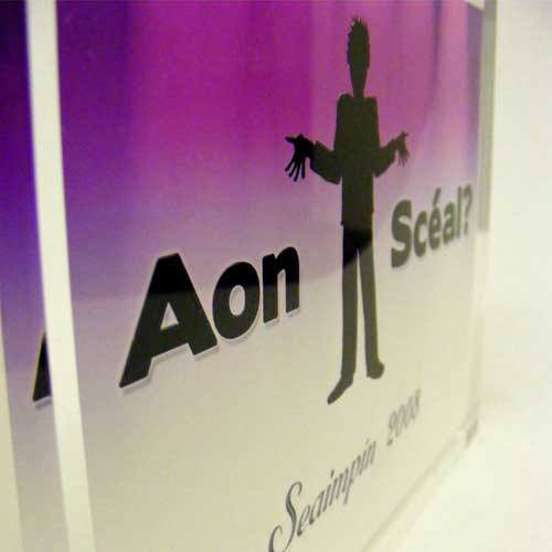 Aon Sceal Acrylic Award