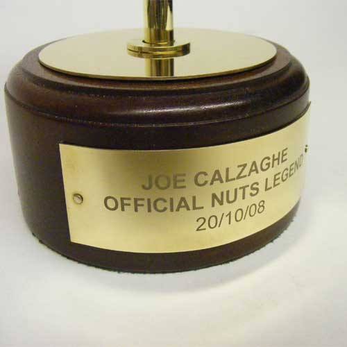 Nuts Boxing Champion Award