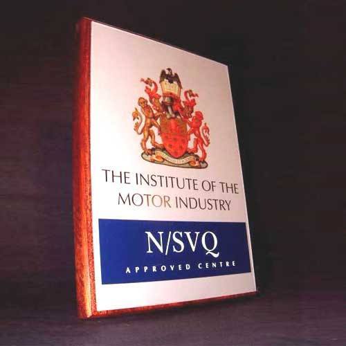 Motor Industry Plaque