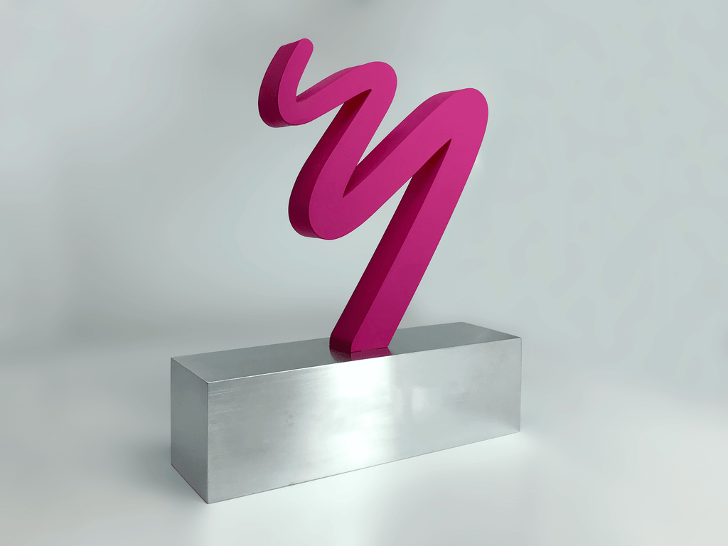 Acrylic Squiggle Award Bespoke Acrylic Awards Creative Awards London Limited