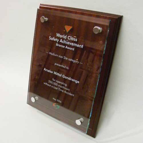 Mahogany Wall Plaque
