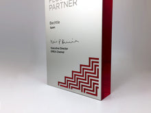 Load image into Gallery viewer, Acrylic and Aluminium Platinum Partner Award
