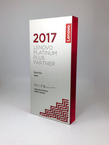 Acrylic and Aluminium Platinum Partner Award