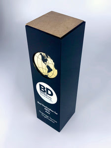 Wood, Black Perspex and Golden Globe Award Creative Awards London Limited