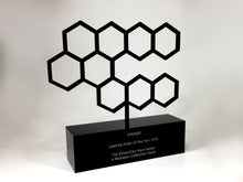 Load image into Gallery viewer, Black Hexagon Award
