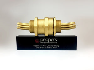 Gold 3D-Printed Cable Gland Award