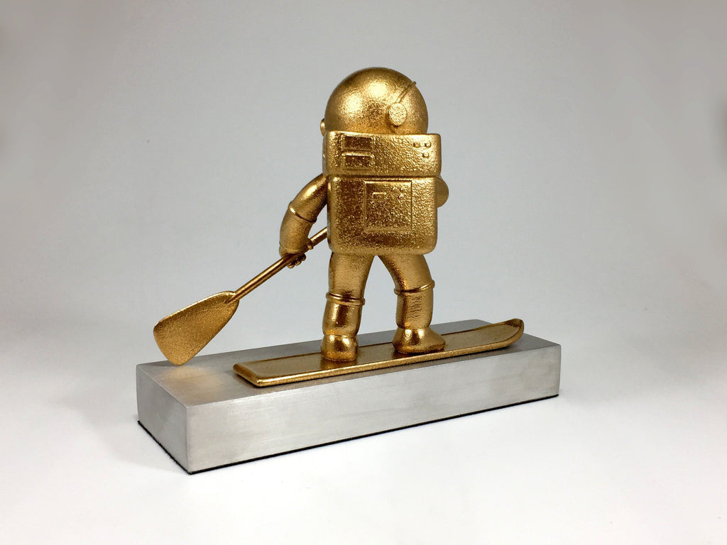 Gold 3D Printed Paddle Man Award