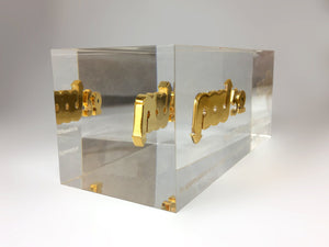 Gold POD in Clear Acrylic Deal Toy