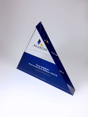 Isosceles Acrylic Triangle Award