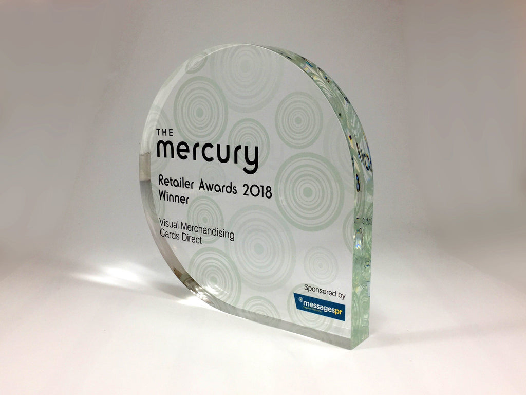 Mercury Acrylic Teardrop Award