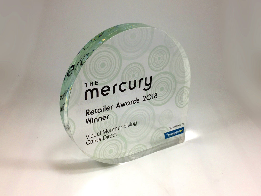 Mercury Acrylic Teardrop Award
