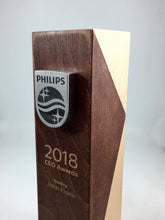 Load image into Gallery viewer, Philips Angled Wood and Shield Award
