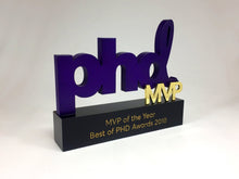 Load image into Gallery viewer, Purple PHD Award
