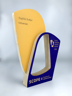 Scope Two-tone Wooden Awards Creative Awards London Limited